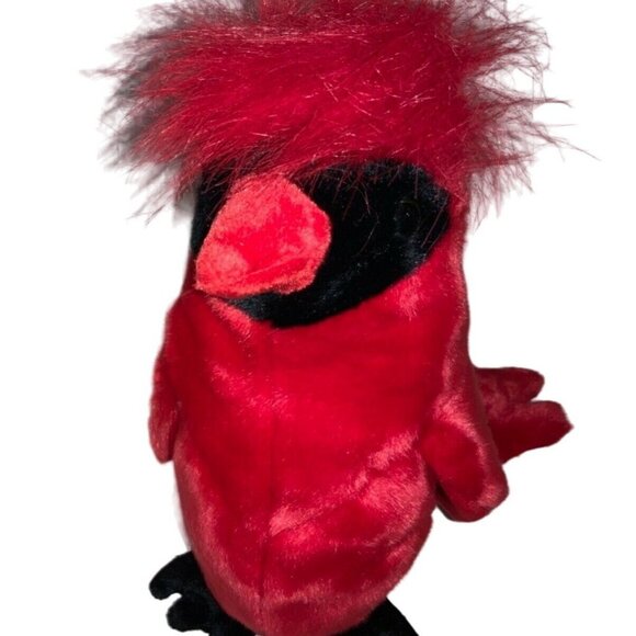 Ty Beanie Buddies the CARDINAL RED BIRD 10" Plush Doll Toy - Picture 2 of 8